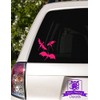 Overly Attached Decals 3 Dragons Flying Vinyl Decal for Car