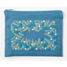 LECIEN COSMO Embroidery Kit, Yula's Heartfelt Flower Embroidery [Garden of Mimosa] No. 542405, Finished Size: Approx. 5.7 x 7.5 inches (14.5 x 19 cm)