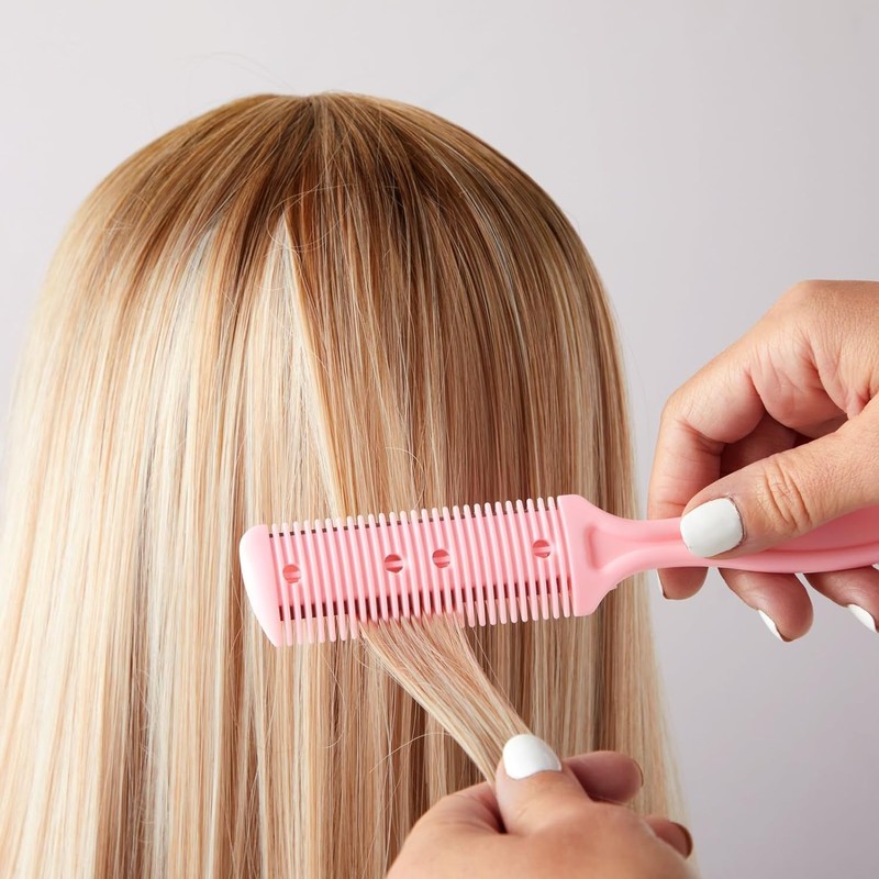 KIPTVO Double Sided Hair Cutting Razor Comb, Professional Hair Razor
