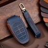 KULCSOK Leather Key Fob Cover Compatible with Hyundai 2019 2020