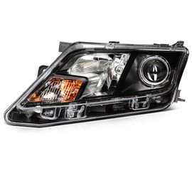 LBRST Headlight Assembly Fit with 2010-2012 for Ford Fusion Clear Chrome Housing Left 9E5Z13008B FO2502273