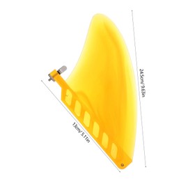 BESPORTBLE Surfboard Tail Fin Paddleboard Accessory TPU Material for Outdoor Sports