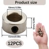 Pack of 12 Circlips 8 mm Steel Adjustment Rings with