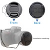 40.5mm Lens Cap Center Snap on Lens Cap Suitable for