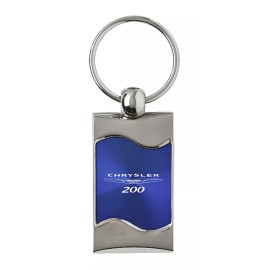Chrysler 200 Spun Brushed Key Ring (Blue)