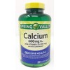Spring Valley Natural Vitamin D Bone Health Calcium- 600mg and