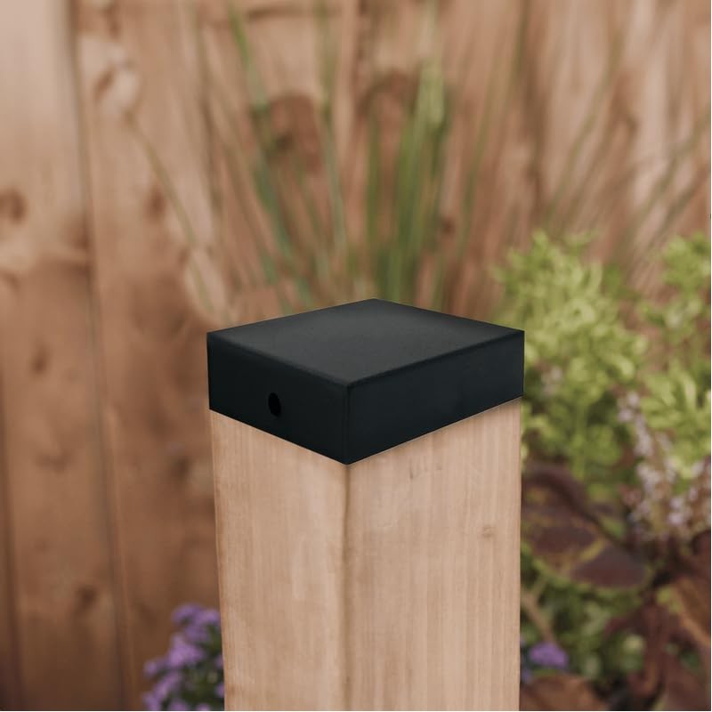 Nuvo Iron Eazy Cap™ Flat Pyramid Post Cap - Galvanized