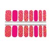 Pink & Yellow Cheetah Nail Polish Wraps - Nail Polish