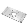 Aluminium Router Table Insert Plate for Woodworking Benches Milling Trimming