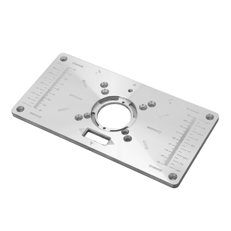 Aluminium Router Table Insert Plate for Woodworking Benches Milling Trimming