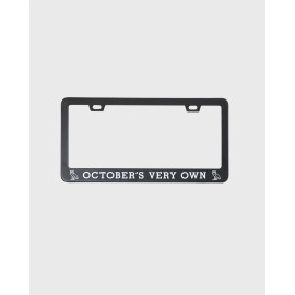 BLVD October's Very Own OVO License Plate Frame - Black Powder Coated Metal