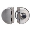 Tempered Glass Door Security Lock with Auxiliary Key Indoor