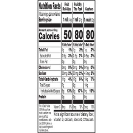 Betty Crocker, Fruit Roll-Ups, Fruit By The Foot, Gushers, 10.2 Oz, 16 Ct Variety Pack