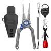 SAMSFX Fishing Pliers, Muti-Function Fly Fishing Tools, 8" Saltwater Resistant