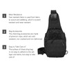 Men Chest Bag Oxford Cloth Sling Backpack Casual Shoulder Bag