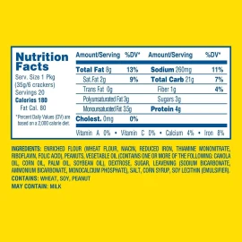 Lance Toasty Peanut Butter Sandwich Crackers (40 ct.) Pack of 3