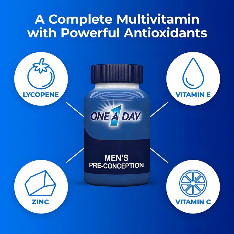 One Day Apoyo Fertilidad Masculina Vitamina Preconcepción Sabor