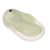 Foldable Baby Bath Support with Thermometer Slip Resistant Ergonomic Infant
