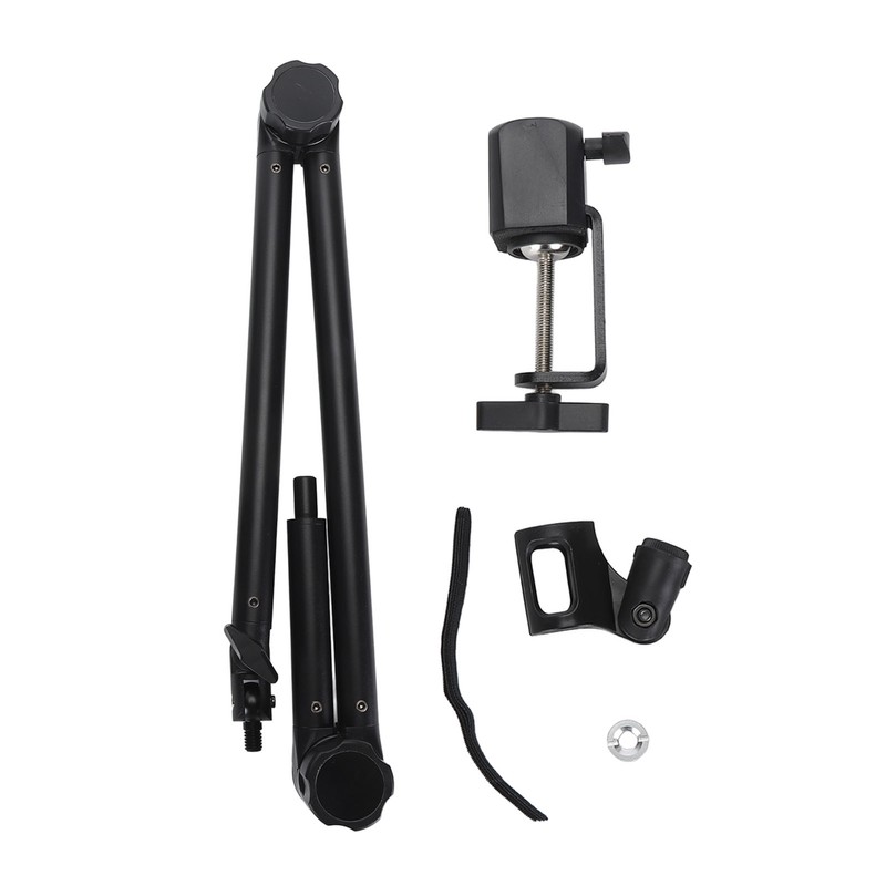 Microphone Arm Stand 180 Degree Adjustable Stable Durable Carbon Steel