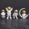 GOGOX 4pcs Adornos Astronauta Figuras Decorativas/auto,escritorio