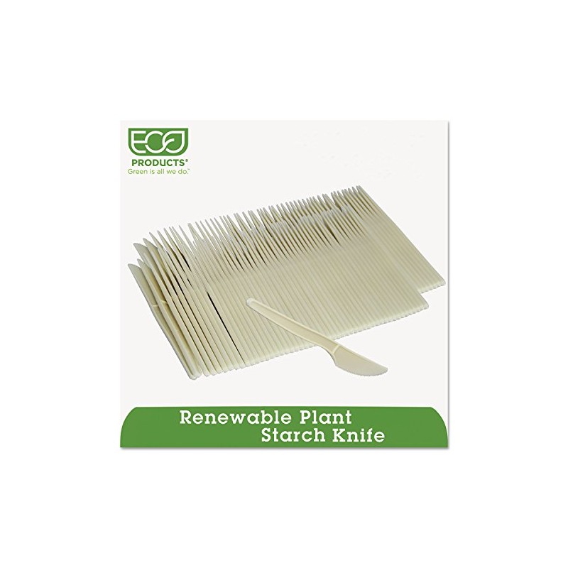 ECO Products EPS001PK Plant Starch Knife - 7-Inch, 50/PK