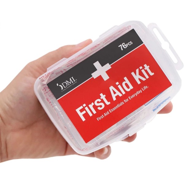 Unbranded DMI 76-Piece First-Aid Kit, Portable All-Purpose Use for Minor