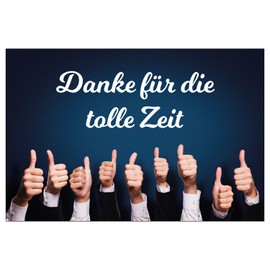 10 Premium Folding Cards Farewell Colleague - Colleague 18 x 12 cm Including 10 White Envelopes, Farewell Card, Pension, Pregnancy, Announcement, Greeting Card, Farewell