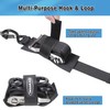 Boat tie Down Straps to Trailer 1.5"×4' transom Straps with