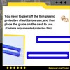 2Pcs Mahjong Line Finder, Mahjong Card Line Guide Bright Acrylic