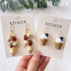 Keoker Ice Cream Polymer Clay Molds, 5 Shapes 3 Sizes