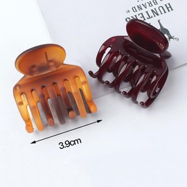 Hair Clips, Mini Hair Clips, Set of 3, Hair Clips, Small Hair Clips, Accessories, Hair Arrangement, Side Clips, Hair Ornament, Stylish, Simple, Plain, Women's, Everyday Present (3 Colors D)