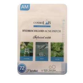 COSMOLAB Hydrocolloid Acne Patch AM for Day Time Use Value Pack 72 Patches
