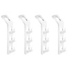 4 PCS Cascading Clothes Hooks,Clothes Hanger Connector Hooks Hanger,Plastic Connector