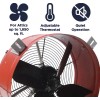 Maxx Air Electric Attic Fan 1300-CFM Mill Powered Gable Mount
