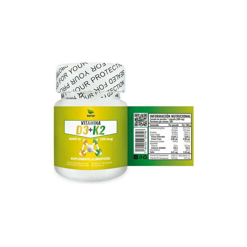 Vitamina 000iu 100 Mcg Cápsulas
