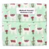 4MyEarth Reusable Cotton Snack Pocket, Llama