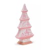 Two's Company Chinoiserie Pastel Pink Christmas Tree