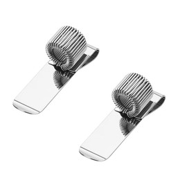 SAMCOS Spring Pen Holder 2 Pcs Fits All Size Pens Clip On Pen Holder Convenient Fashion Portable Hanging Pen Holder (Vertical 1 Hole)