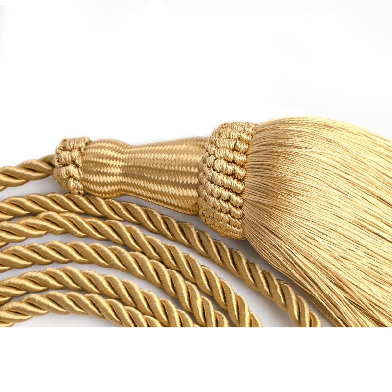 2 Pack Weighted Pew Ropes with Tassels, Extended Tassel Rope