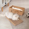 5 in 1 Cat Scratcher Cardboard,XL-Large Cat Scratch Pad,Cat Scratching