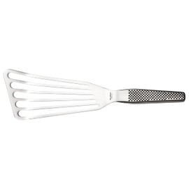 Global Fish Spatula, Rust Resistant Stainless Steel, Angled Slotted Turner, GS-27