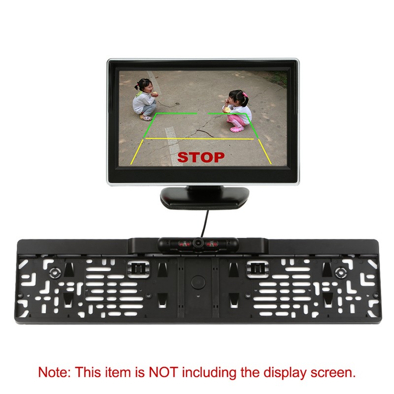 Car License Plate Frame Mounting Holder with IR LED Rear