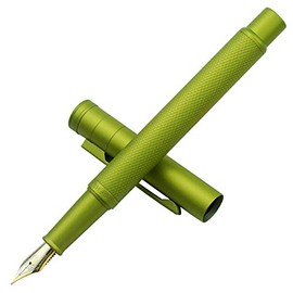 Forest - Pluma estilográfica, hermosa textura de árbol verde, punta media, escritura de oficina                                                       