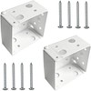 2pcs Blinds Brackets for 2inch High Profile Window Blinds Headrail