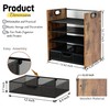 Boershun Wood Desk Organizer - 5-Tier Desktop File Organizer with