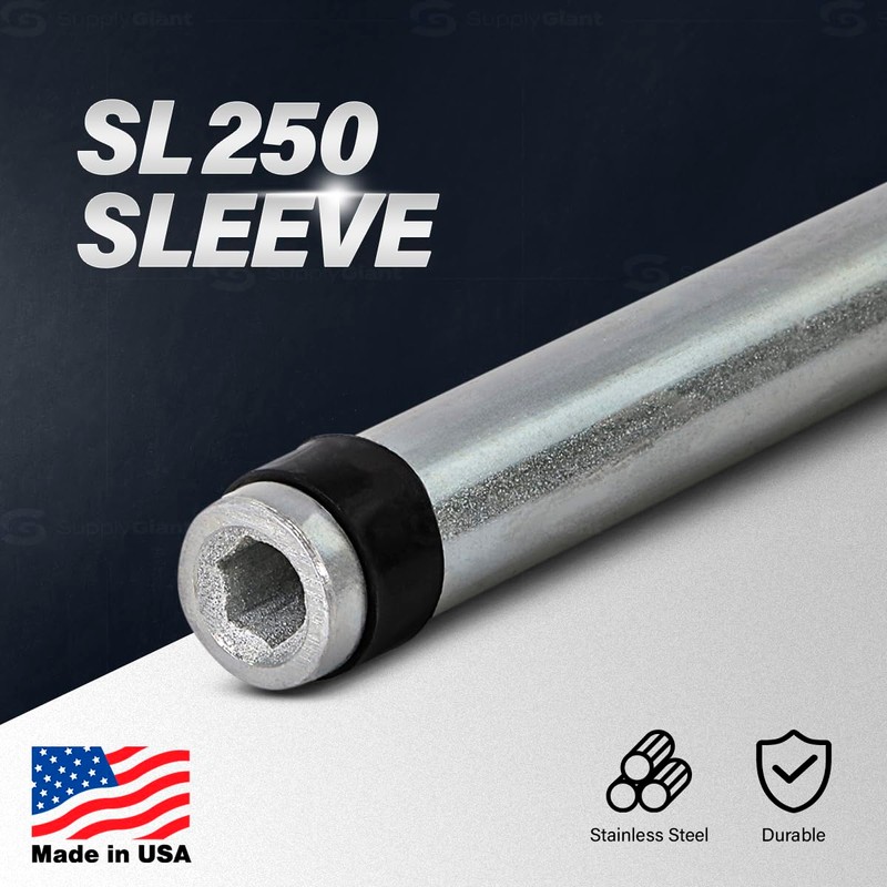 Everflow SL 250 Sleeve (h) Sammys 8098910 Designed for Concrete/Wood,