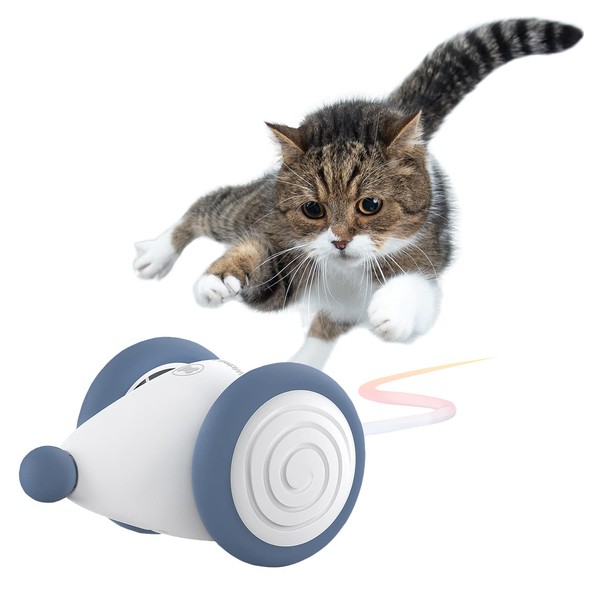 [Cat Prank Friend, Japanese Authorized Dealer] Cat Toy, Mouse, Automatic Moving, Wicked Mouse (Blue)