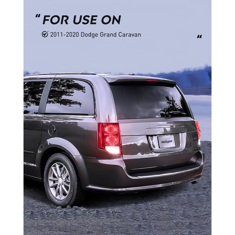 Nilight Taillight Assembly Compatible with 2011 2012 2013 2014 2015