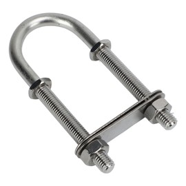 Marine Stainless Steel U Bolt Marine Boat Screw U Bolt with Nut Yacht Hardware Accessories M10