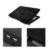 Operitacx Laptop mit Lüftern Kühlmatte für Notebooks Energiesparendes Design Schwarz